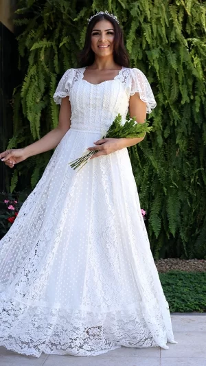 Vestido de noiva boho chic Violeta